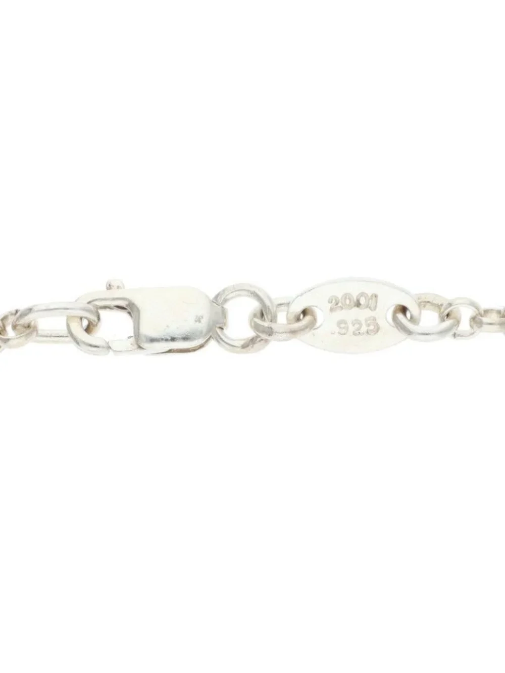 Chrome Hearts Roll Chain Silver Necklace